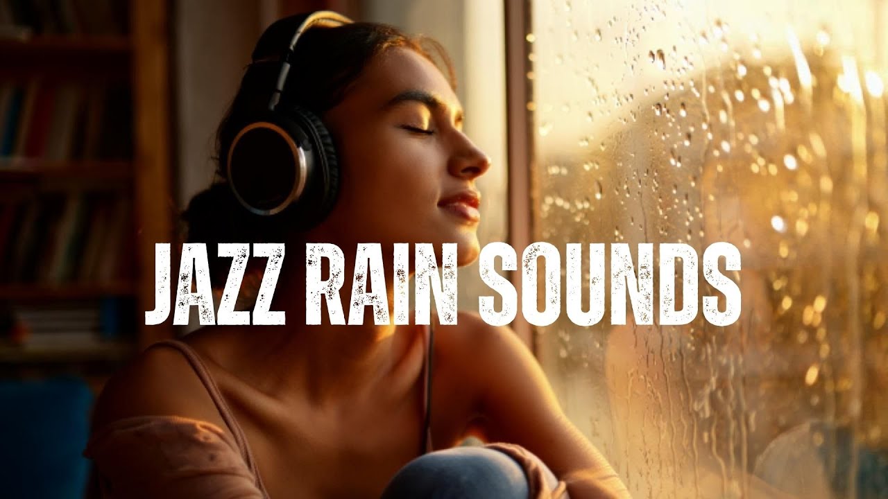 Jazz Rain Sounds: Your Ultimate Chill Playlist ~ Stress Relief & Sleep Aid
