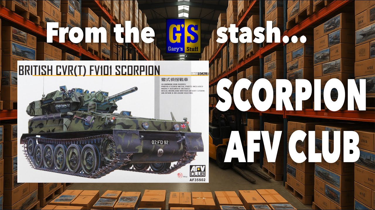 AFV CLUB SCORPION 1/35 - what's in the box?