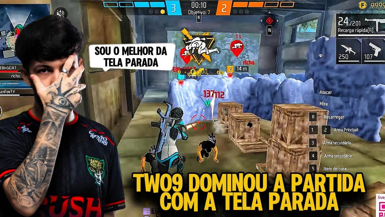 TWO9 DOMINOU A PARTIDA COM A TELA PARADA!