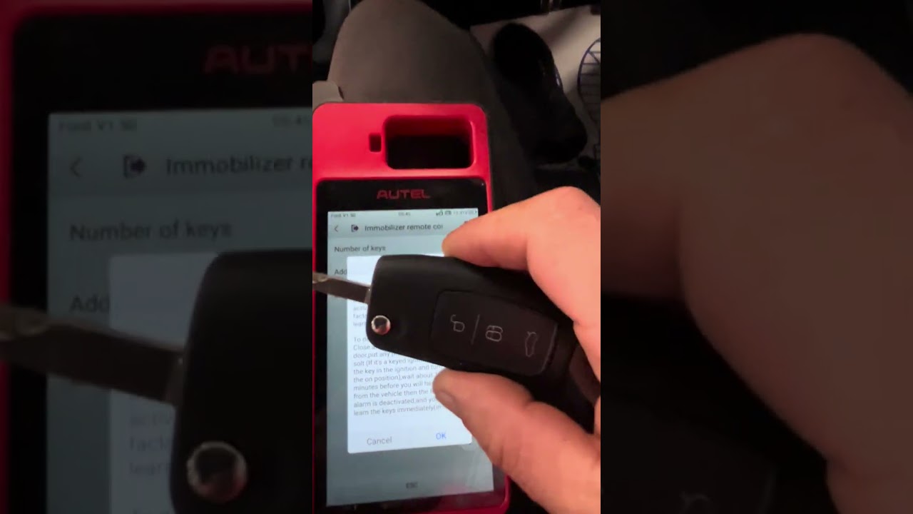 FORD FIESTA MK7-7.5 KEY PROGRAMMING USING AUTEL KM100