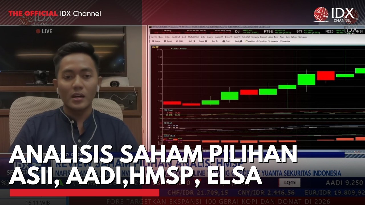 Analisis Saham Pilihan ASII, AADI, HMSP, ELSA | 2ND SESSION CLOSING