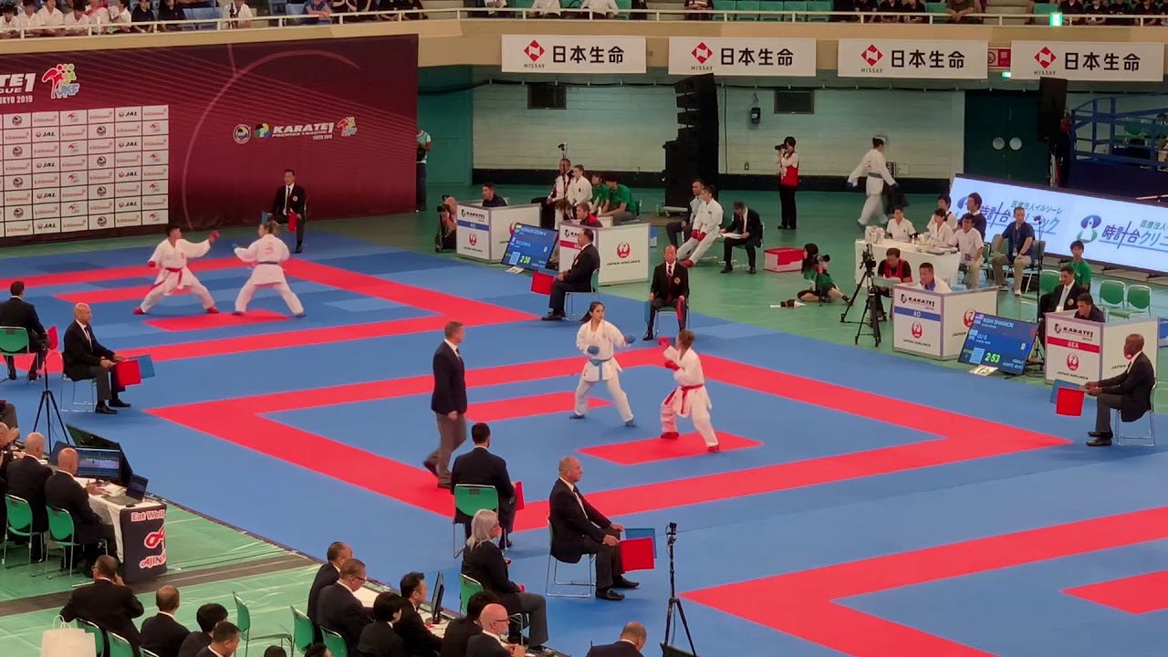 Karate 1 PL Tokyo 2019 Female Kumite -50KG NISHI Shannon (USA) VS GU SHIAU SHUANG (TPE)