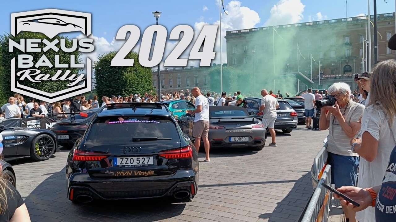 Supercar Madness: NexusBall Rally 2024 Takes Over Stockholm