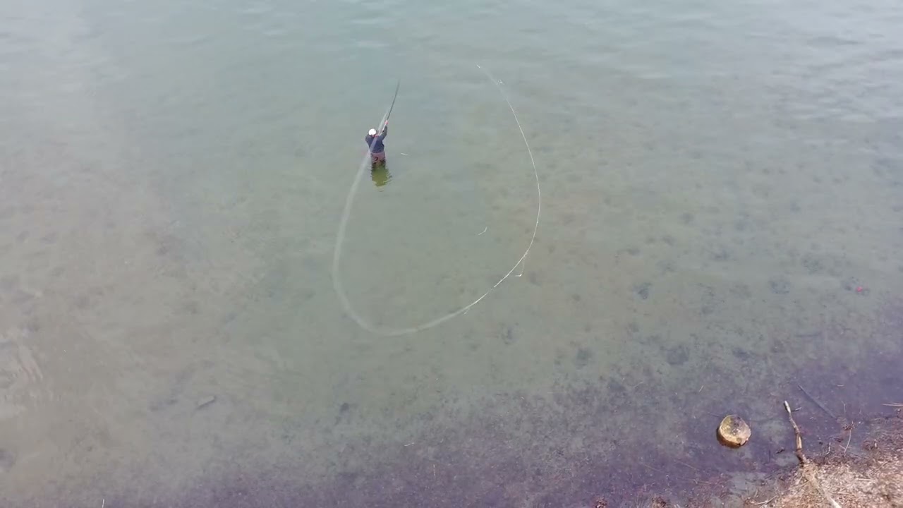 Doing some casting.Next time I'll get the full view #speycasting #flyfishing #fishing #washington