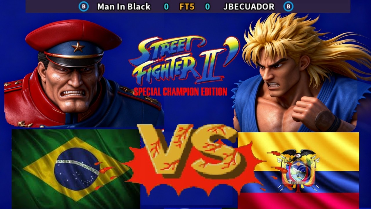 Street Fighter 2'CE Man In Black vs JBECUADOR FT3