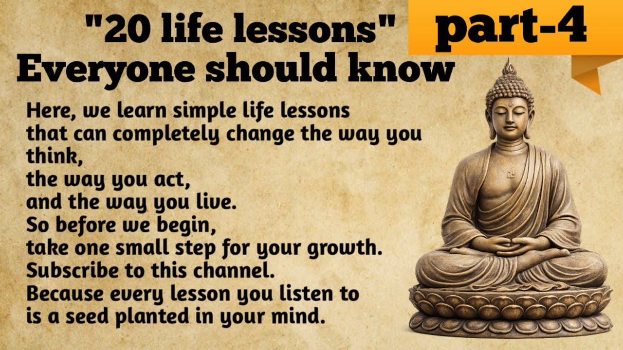 20 life lessons part-4 ✅ learn english through motivation |#english 