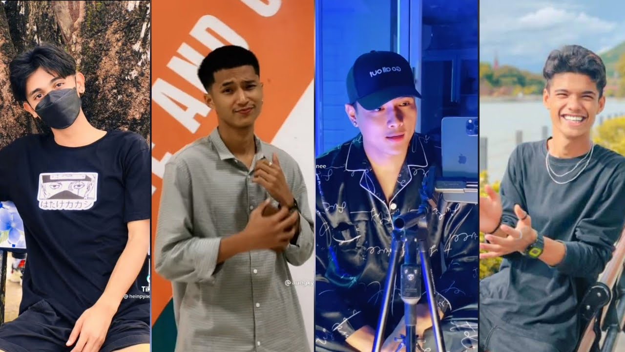 Myanmar Handsome Boys Tiktok Selection 🇲🇲ပြည်တွင်းဖြစ် အဆင်တစ်သိုက်🖤Myanmar Tiktok 2022