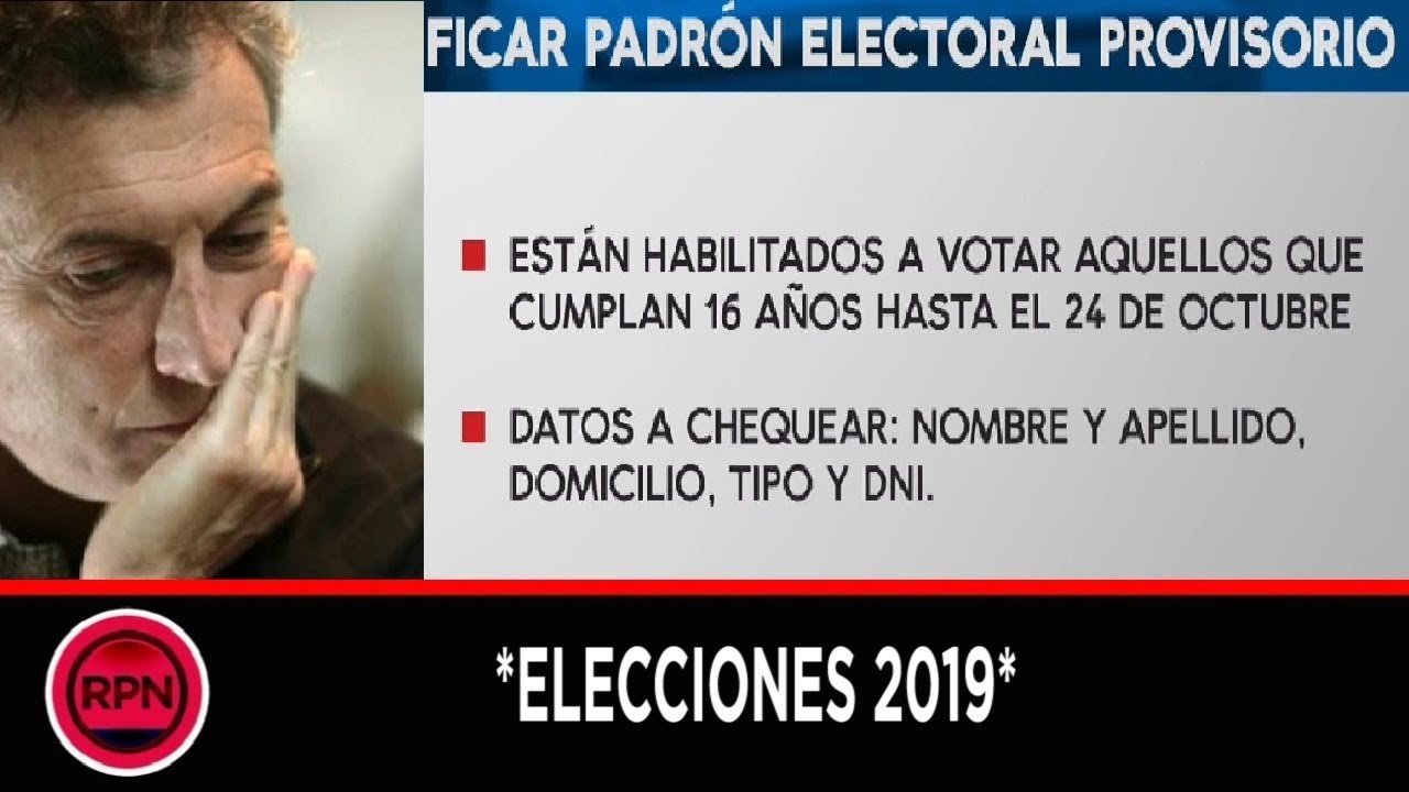 *GRAV&Iacute;SIMO* Denuncian que los j&oacute;venes no est&aacute;n en los padrones  &iquest;Estrategia electoral de Cambiemos?