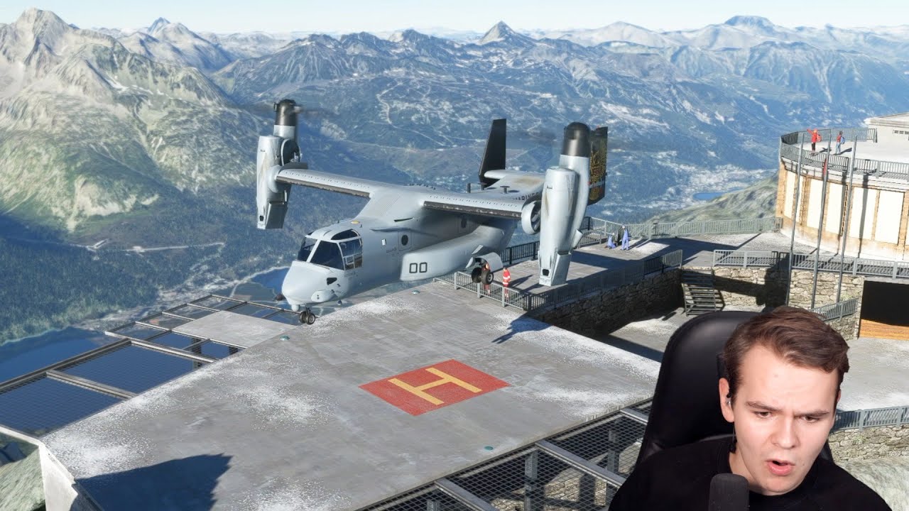 Crazy Helicopter/Plane Hybrid? Realistic V22 OSPREY FOR MSFS