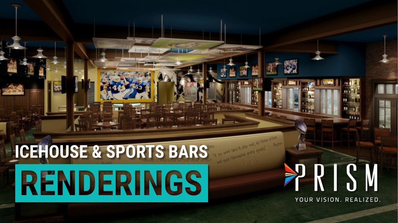 Icehouse Sports Bar Renderings