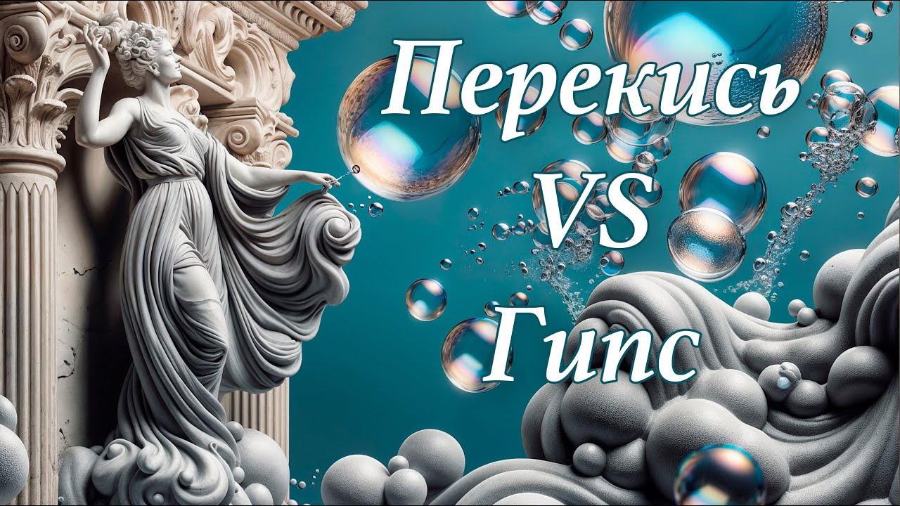 Перекись водорода vs Гипс!!! Проводим опасный эксперимент - не повторять!