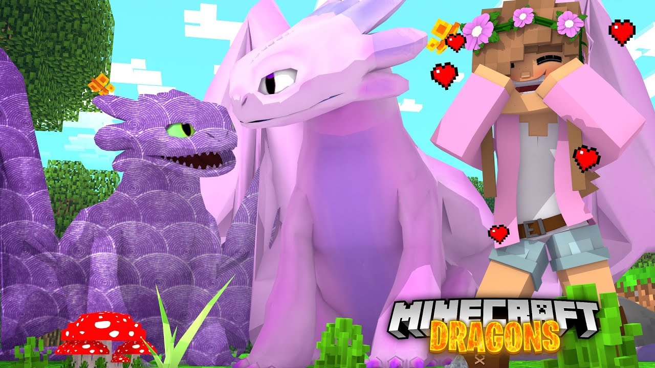 MY BABY NIGHT FURY FINDS HER MOM | Minecraft DRAGONS w/ Little Kelly