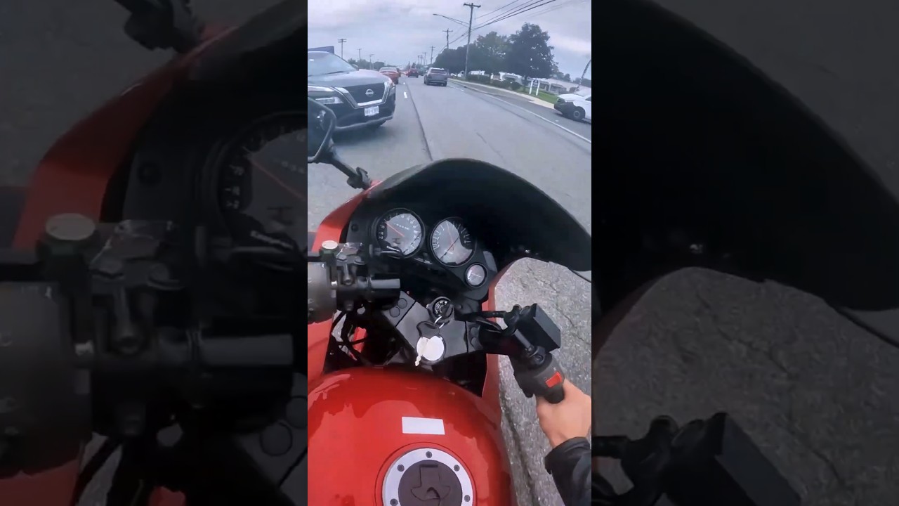 Motorcycle Crash Caused by Impatient Driver| 