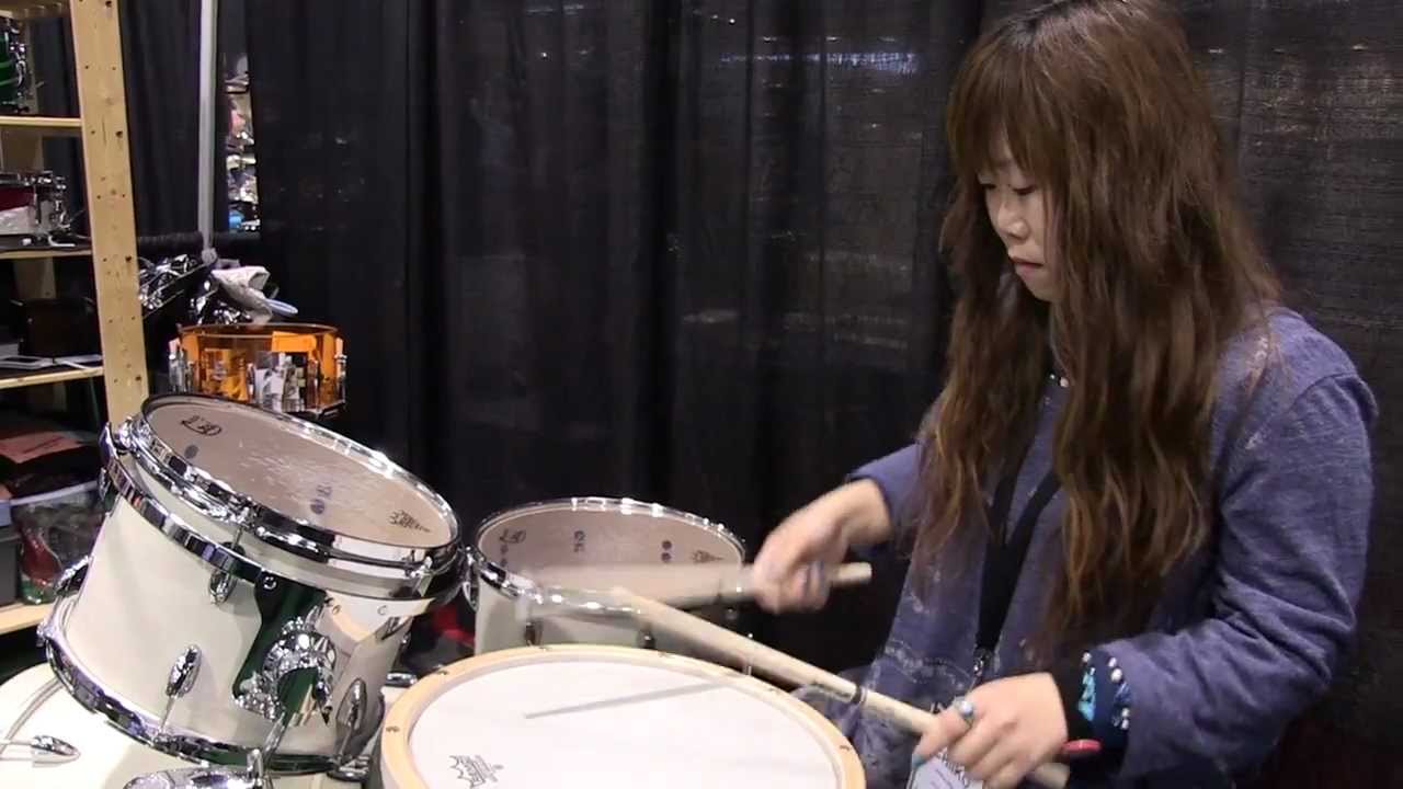 Chiiko【D_Drive】's Demonstration ＠Gaai Drums NAMM2013 ~20