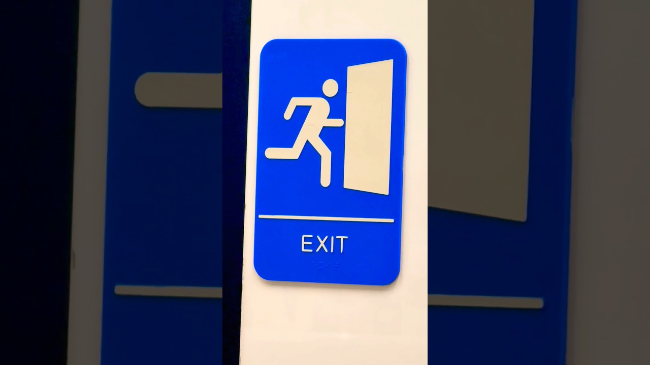 Exit Signs | The Shops at Santa Anita, Arcadia Mall, California, USA