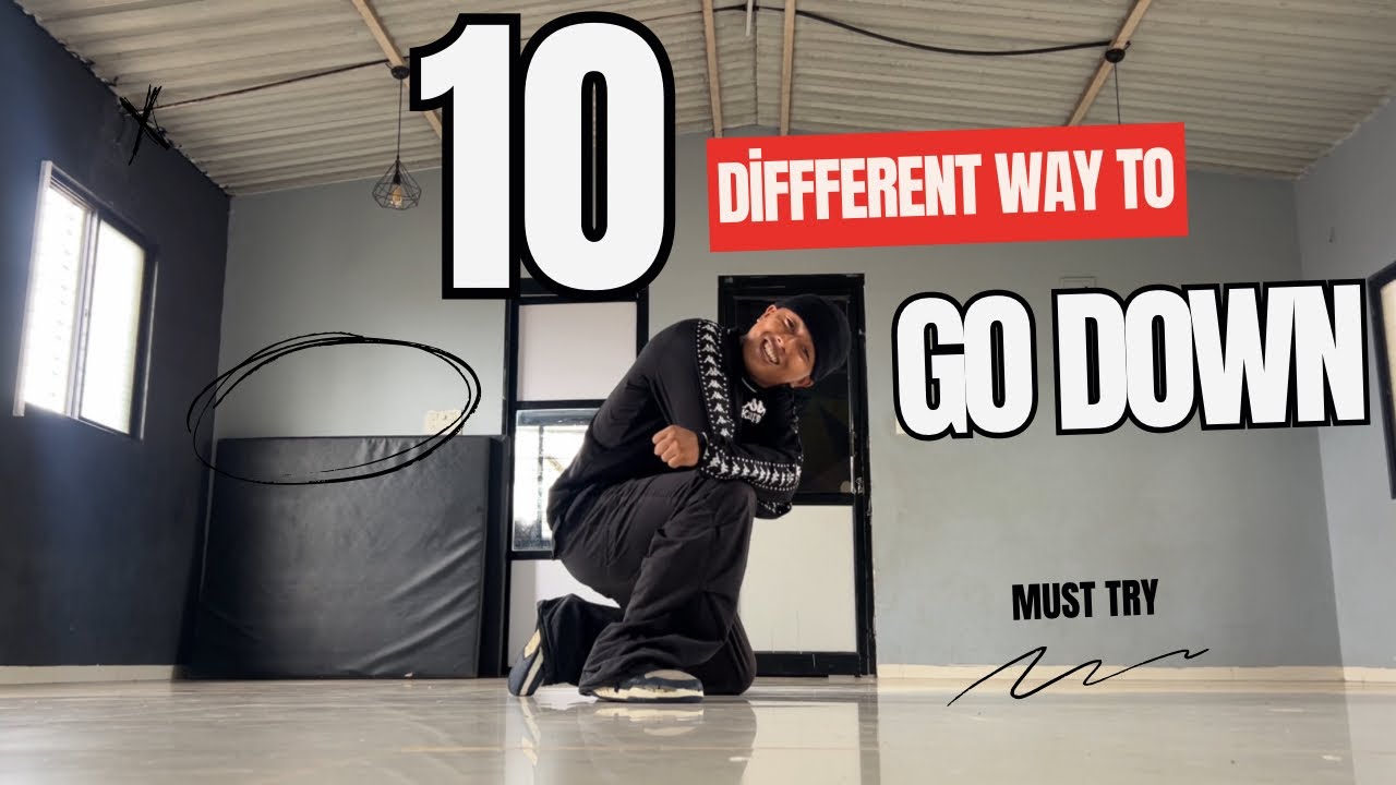 10 way to Go down (Drop) by Bimal rana | Bboy Tutorial