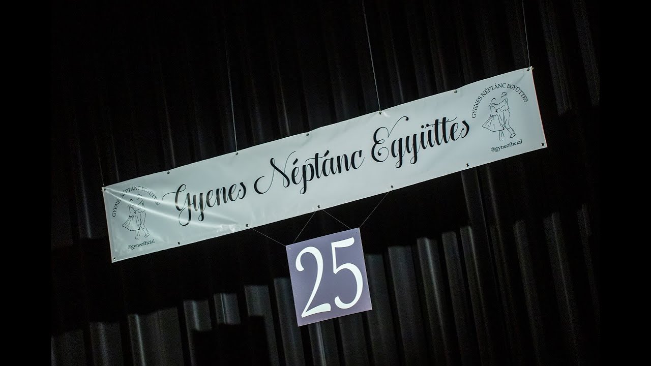 Gyenes Néptánc Együttes 25 éves jubileumi műsora