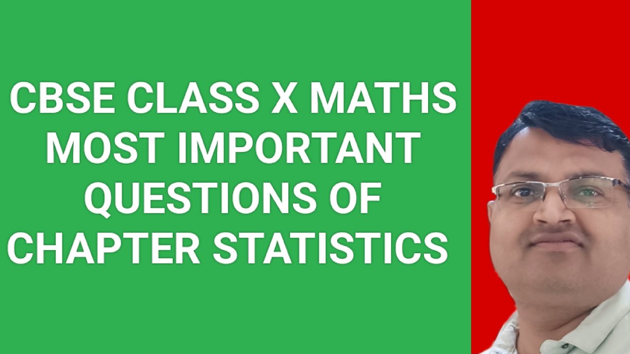 #class 10th maths chapter statistics v.v. important questions