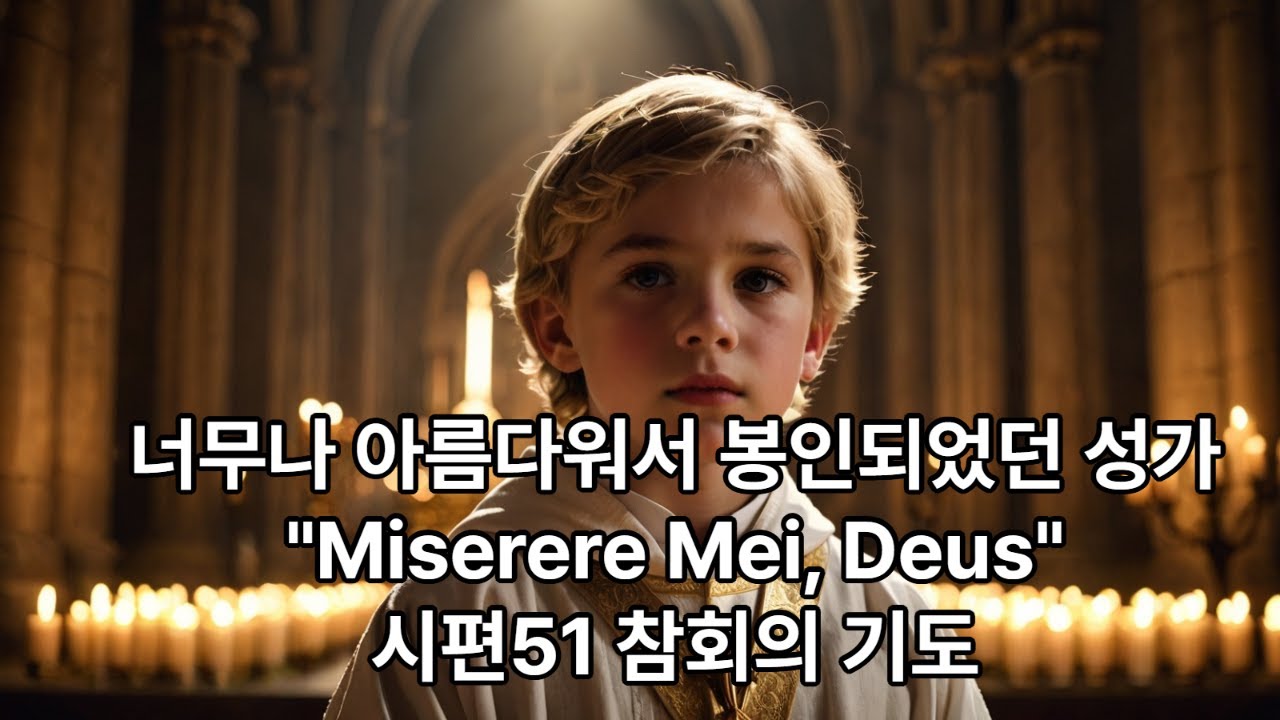너무나 아름다워서 봉인되었던 Miserere me Deus  시편 51편 하느님의 자비를 청하는기도