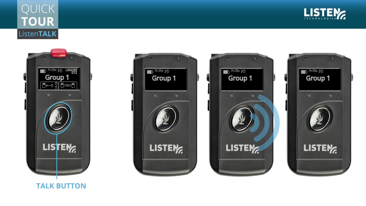 Listen Technologies - ListenTALK Quick Tour Video