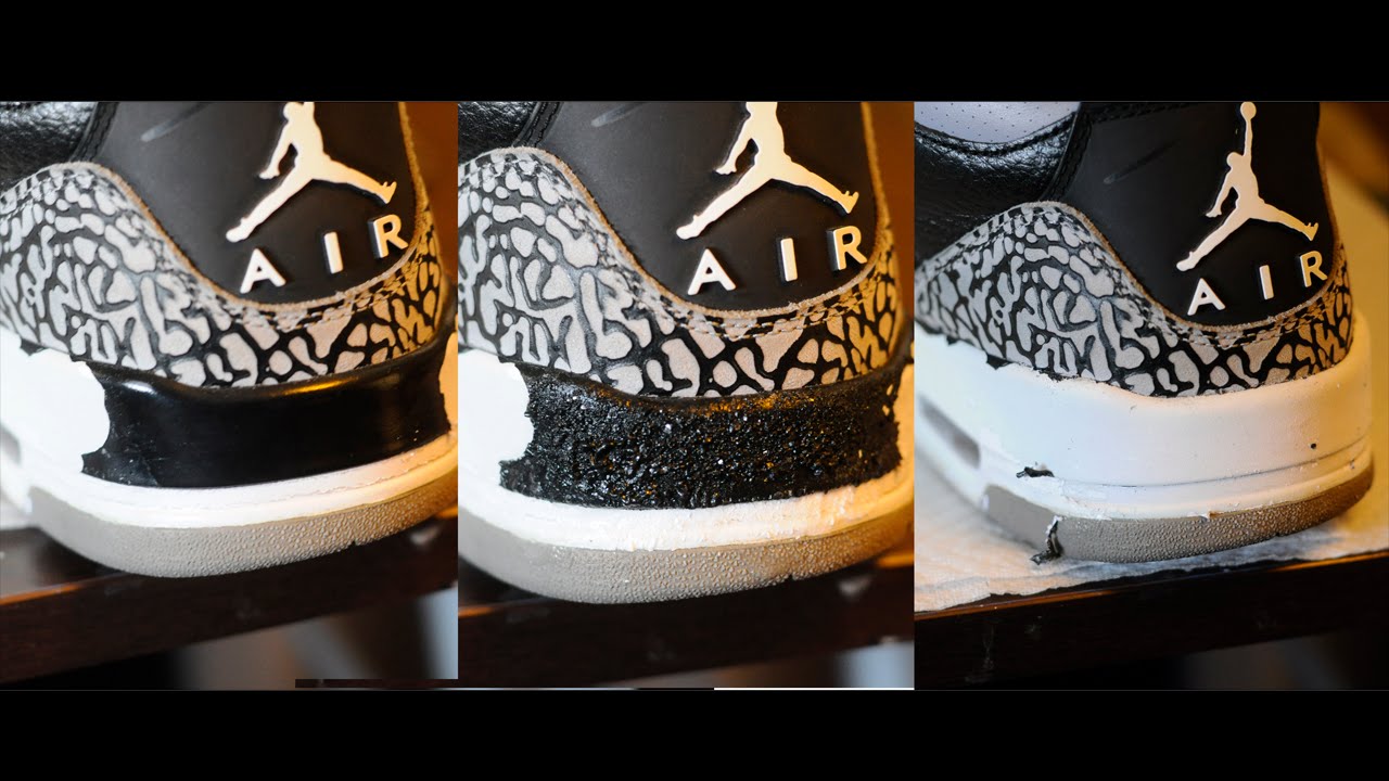 Strip Jordan midsole paint in minutes instead of hours