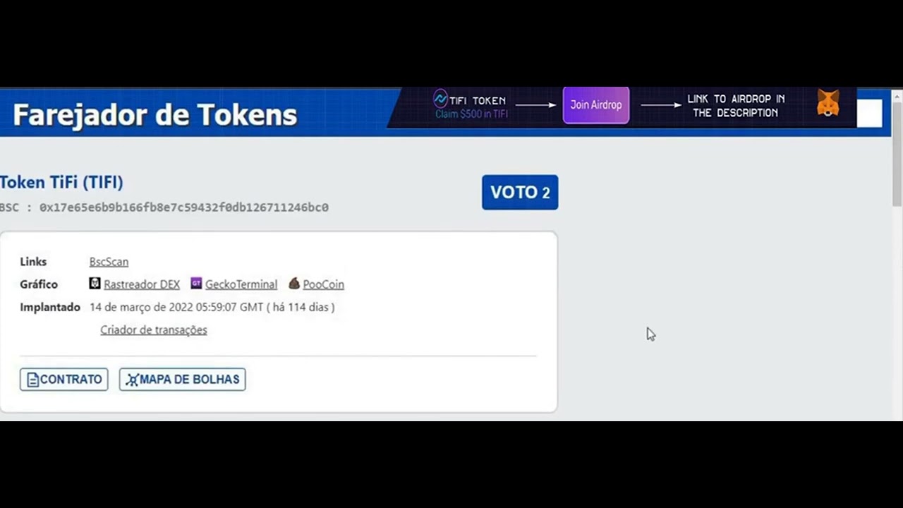 TIFI COIN | AIRDROP 500$ | buy titi financial token
