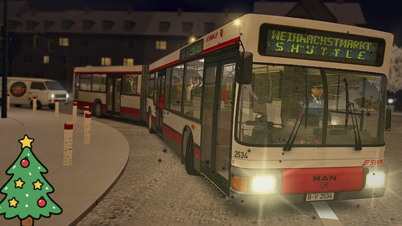 OMSI 2: Weihnachtsmarkt SHUTTLE auf KREFRATH! 🚍❄️🎄