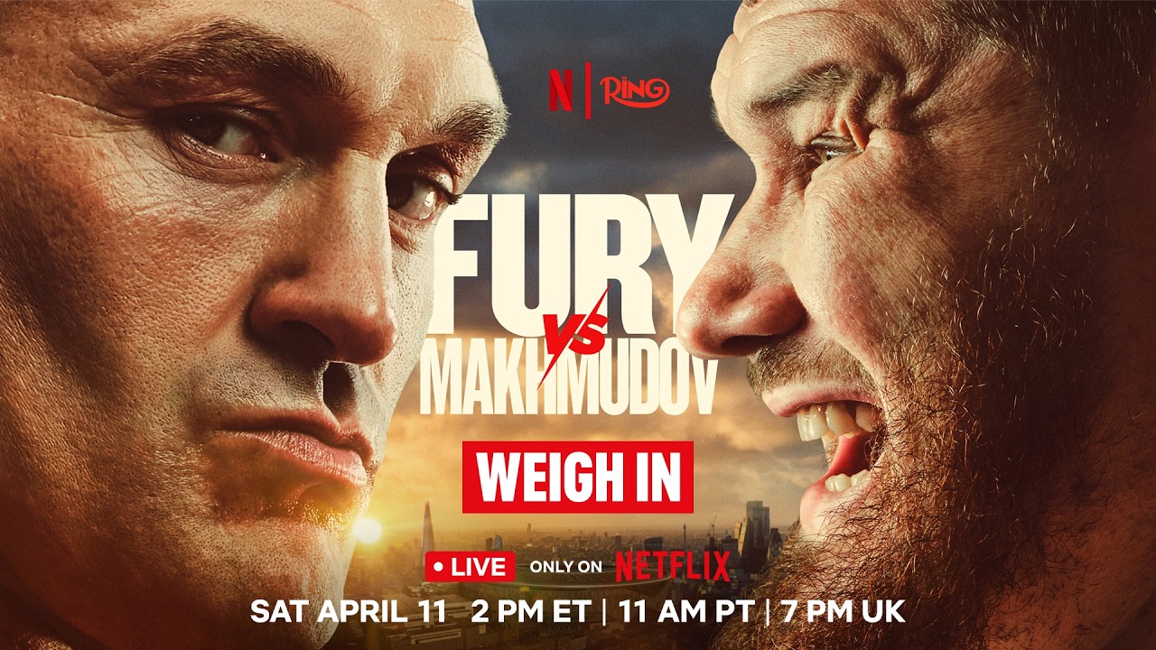 FURY vs. MAKHMUDOV | Ceremonial Weigh In | Netflix