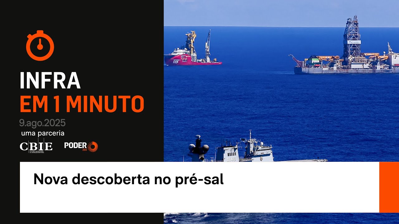 Infra em 1 minuto: Nova descoberta no pré-sal
