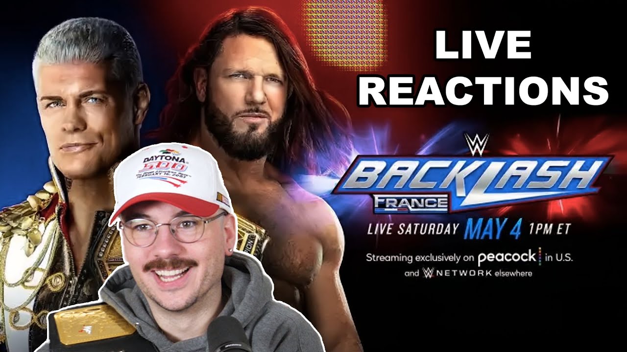 WWE BACKLASH 2024 LIVE REACTIONS!