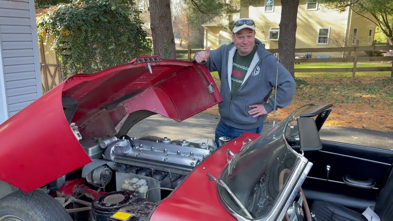 Jaguar E-Type — 1966 OTS Roadster — Эпизод 18 — Регулировка цепи ГРМ
