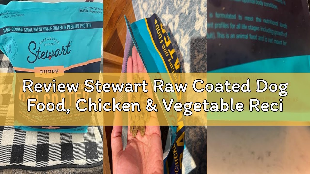 Review Stewart Raw Coated Dog Food, Chicken & Vegetable Recipe, 10 Pound Bag, Freeze Dried Chicken L