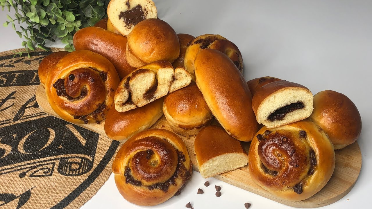 Une pâte ,4 brioches 😍 pour satisfaire le goût de  toute la famille et très économique