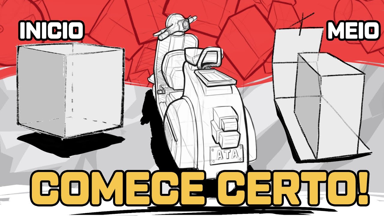 Como desenhar CORRETAMENTE? (Os fundamentos do desenho)