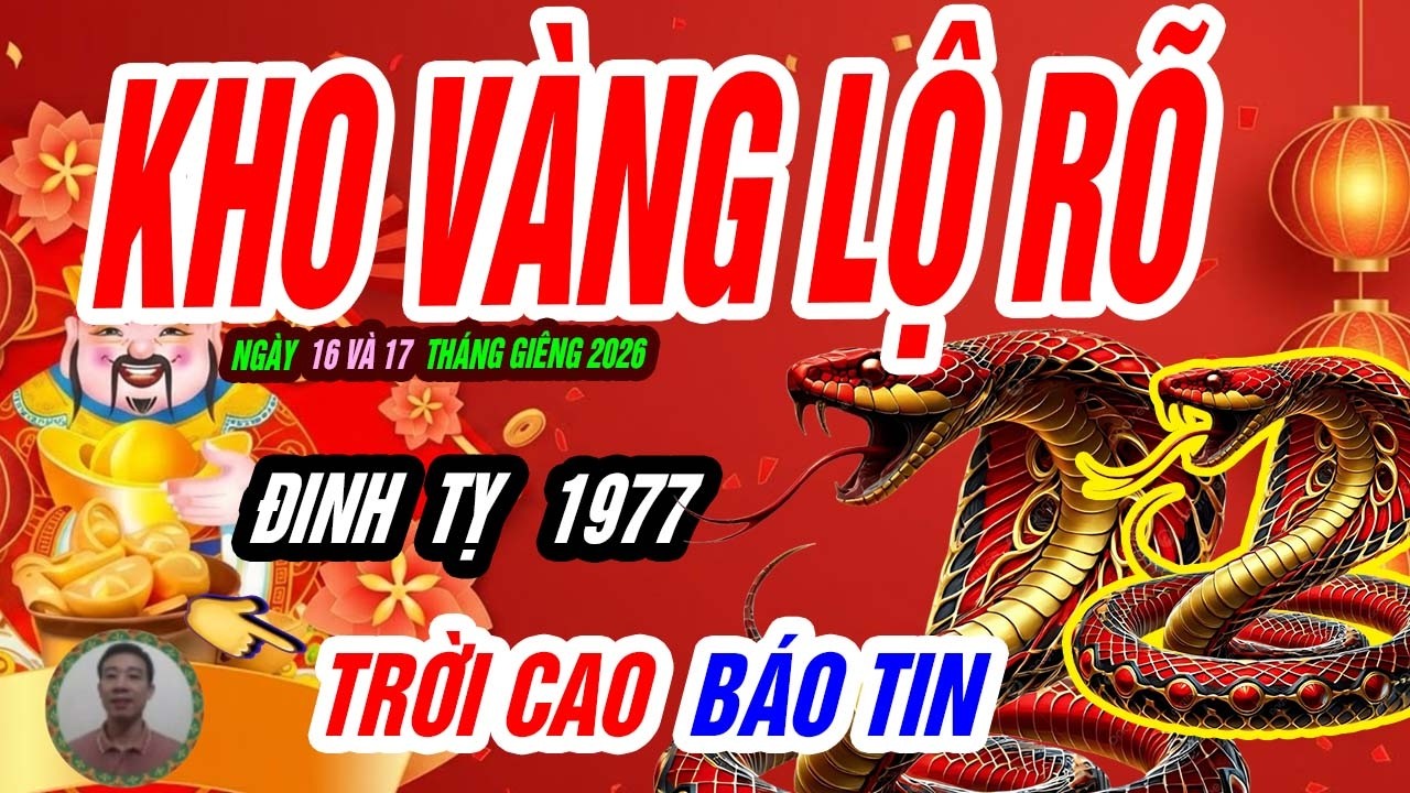 🐍 Vượng Khí Trỗi Dậy! ĐINH TỴ 1977 đúng 48 giờ thiêng tài vận bùng nổ