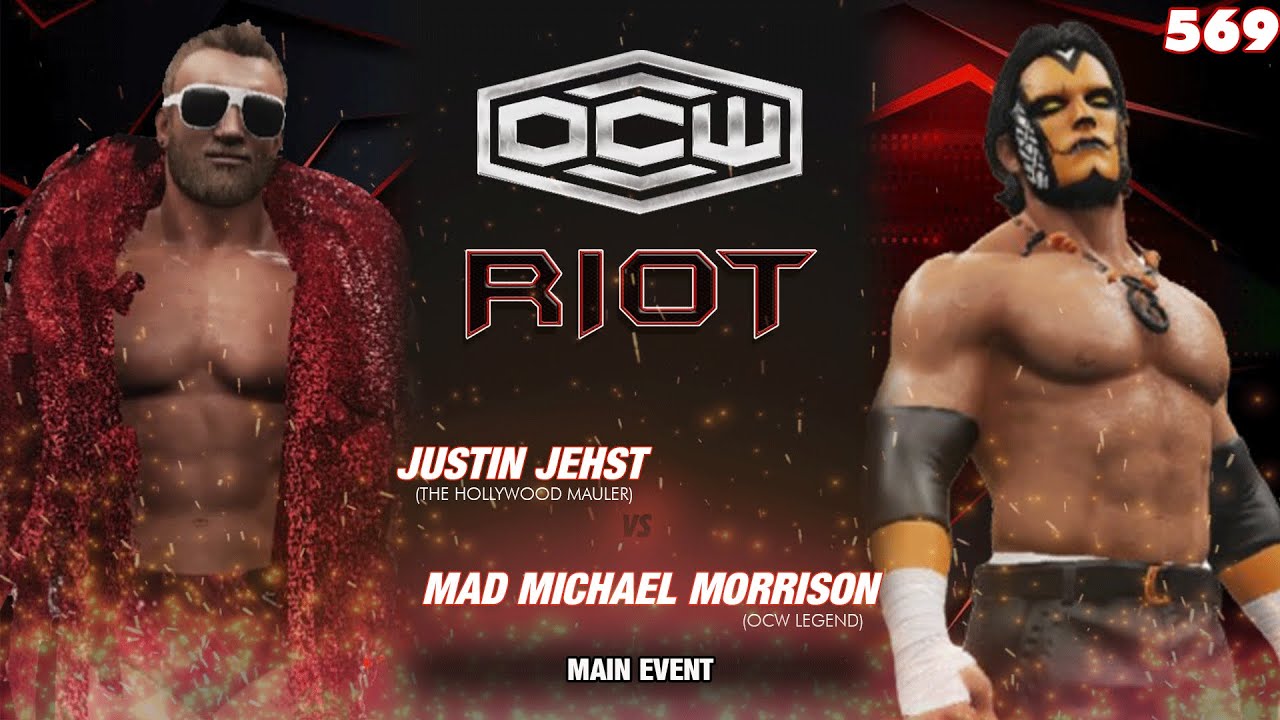 [MAIN EVENT] Justin Jehst vs. Mad Michael Morrison - OCWFED Riot 569 (w/commentary)