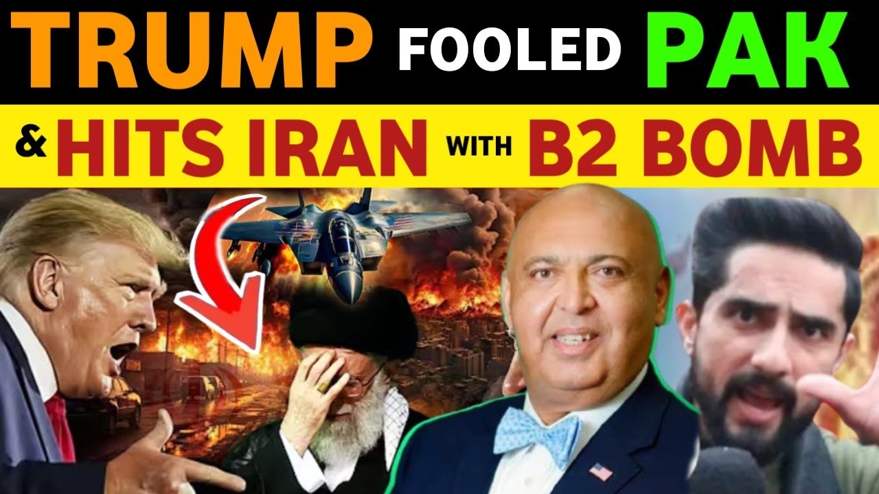 TRUMP HITS IRAN WITH B2-BOMBER, IRAN ISRAEL LATEST NEWS, PAKISTAN PUBLIC REACTION REAL TV LATEST