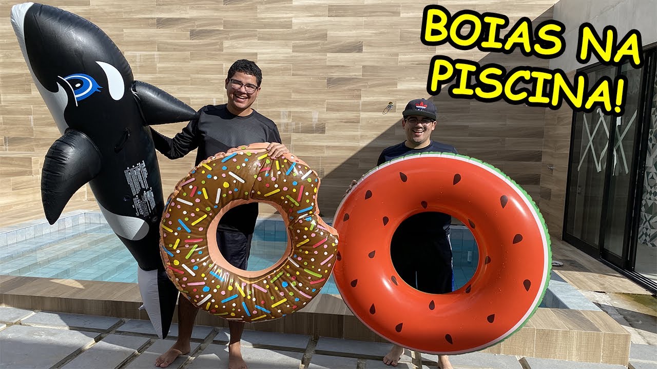 COMPRAMOS BOIAS PARA A PISCINA DA NOVA CASA!! - Família Velhote
