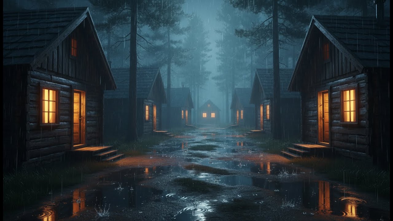Rain Sounds for Sleeping 😴 Relaxing Heavy Rainfall for Deep Sleep, Stress Relief & Peaceful Sleep