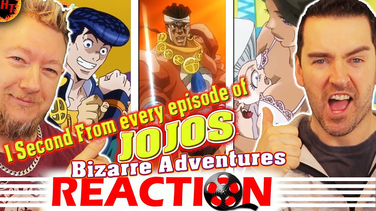 This Was ''Hilarious'' : 1 second from every episode of JoJo's Bizarre Adventure REACTION