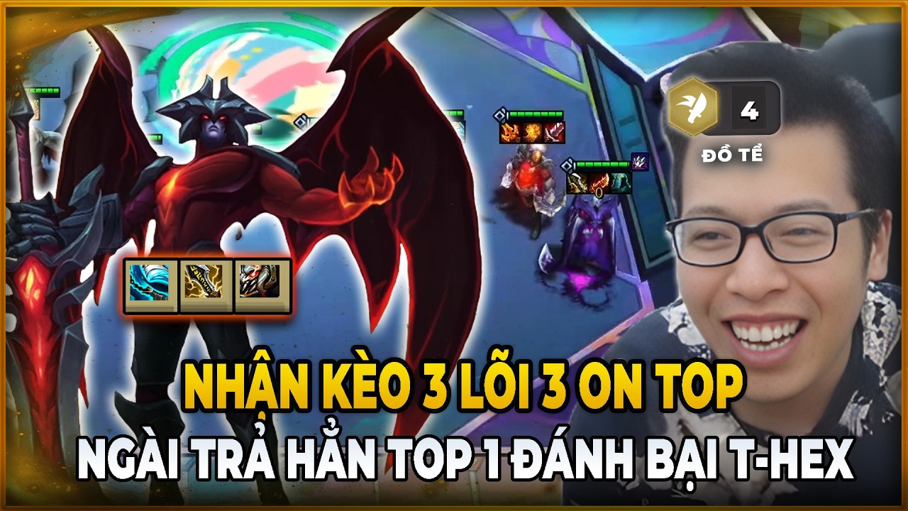 NHẬN KÈO 3 LÕI 3 ON TOP, NGÀI TRẢ HẲN TOP 1 ĐẢ BẠI BÀI KHỦNG LONG SIÊU RÁC | TRÂU TV