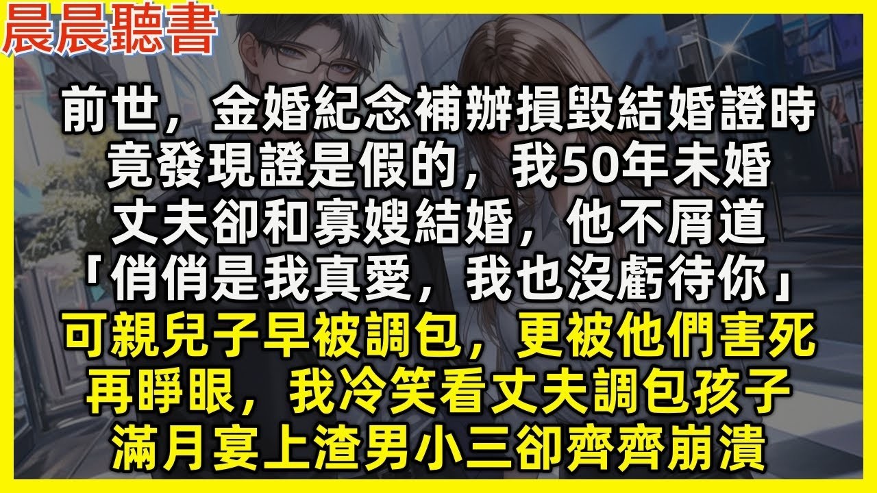【重生爽文】再睜眼，我冷笑看丈夫調包孩子，滿月宴上渣男小三卻齊齊崩潰。前世，補辦損毀結婚證時，竟發現證是假的，我50年未婚，丈夫卻和寡嫂結婚，連親兒子也早被調包，更被他們害死