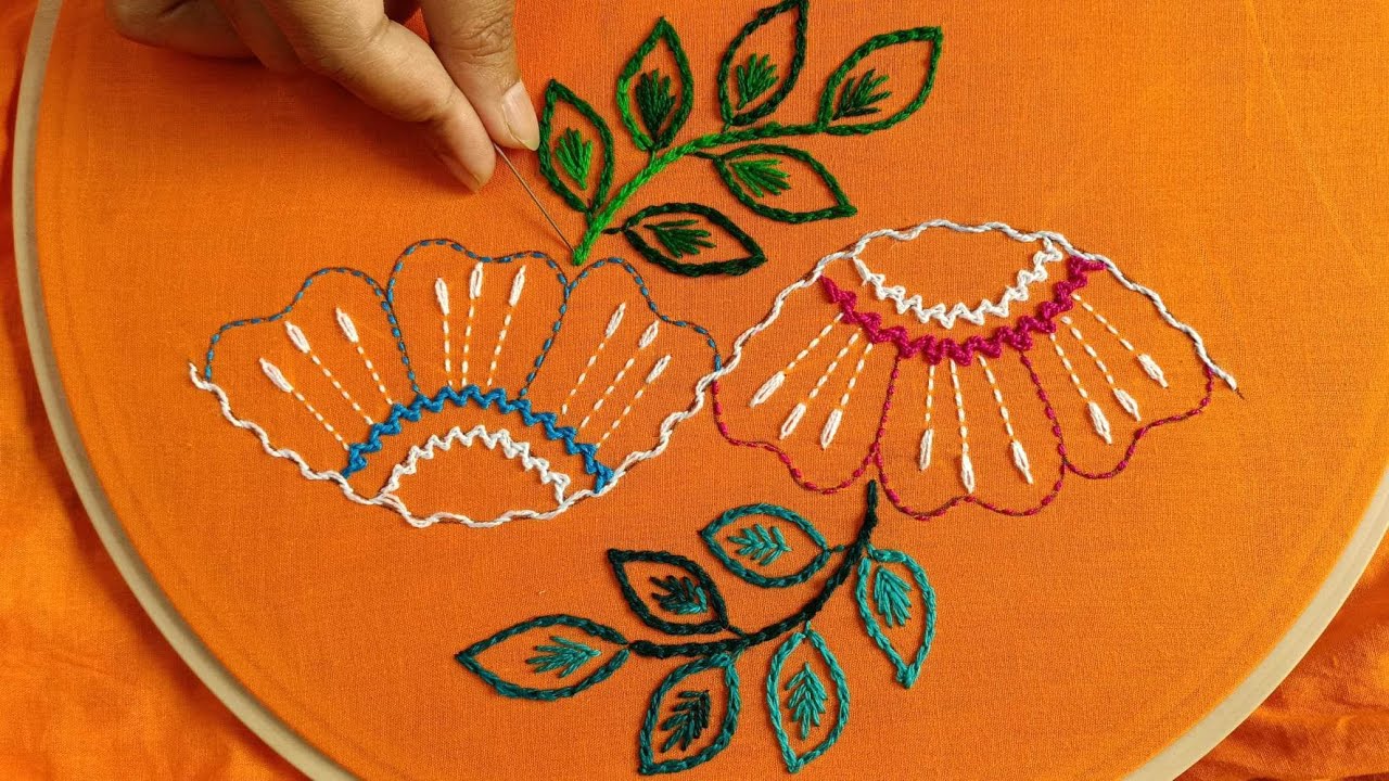 Hand embroidery traditional nakshi kantha stitch,ঐতিহ্যবাহী নকশীকাঁথা সেলাই করার সহজ পদ্ধতি শিখুন