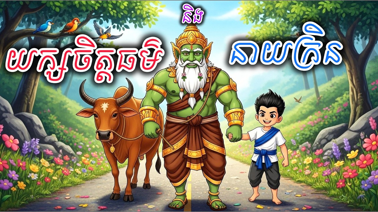 រឿងនិទានខ្មែរ៖ នាយក្រិន និងយក្សចិត្តធម៌ - មេរៀនជីវិតដ៏អស្ចារ្យ (Khmer Fairy Tale)