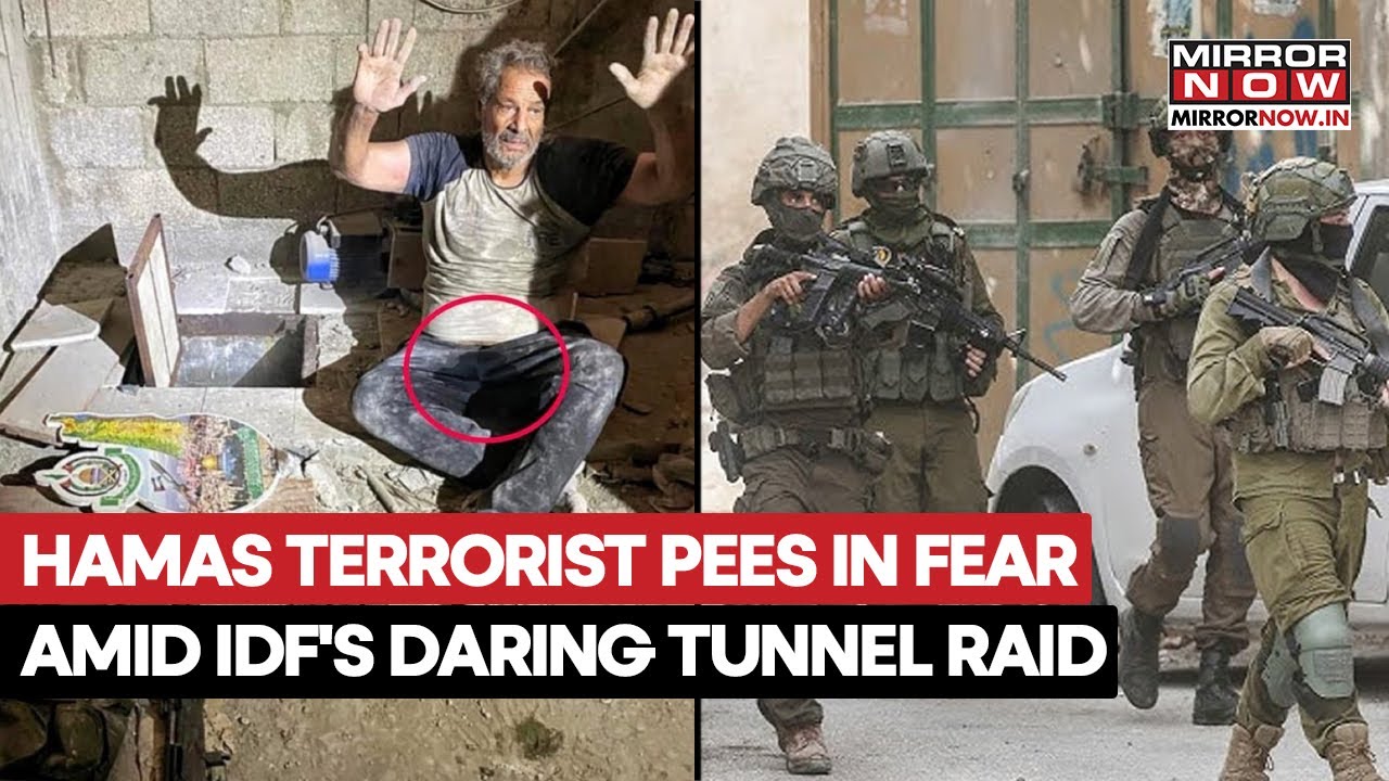 IDF's Daring Tunnel Raid Makes Hamas Terrorist Surrender, Pee In Pants; Bizzare Moment Caught On Cam