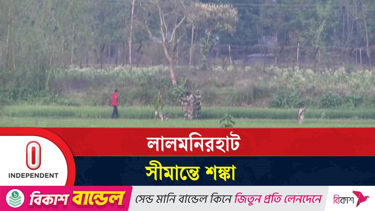বিএসএফের কাঁটাতারের বেড়া  ও  গু লি ব র্ষ ণে আতঙ্কে এলাকাবাসী | Lalmmonirhat Border | Independent TV