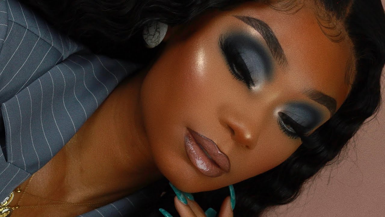 Crimp Waves + Grey Smoky Makeup Look | Celie Hair | MakeupTiffanyJ