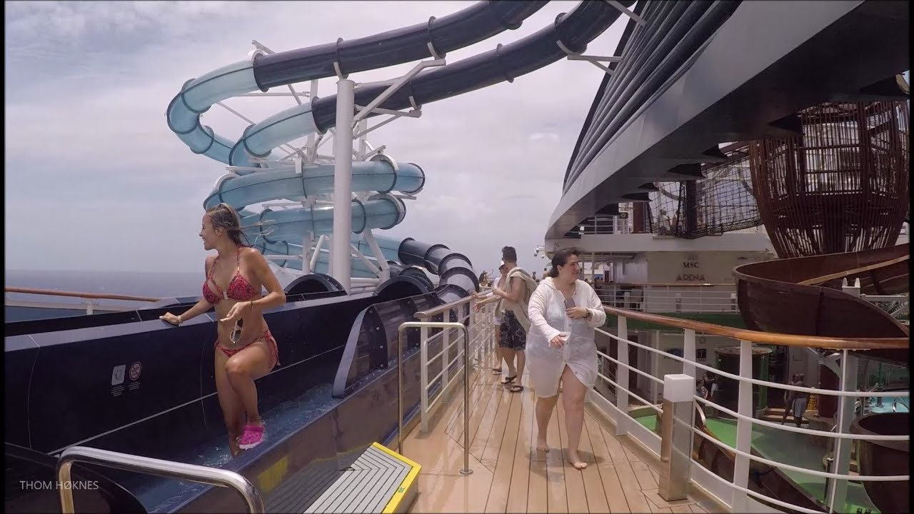 MSC Seaside - Big Waterslides