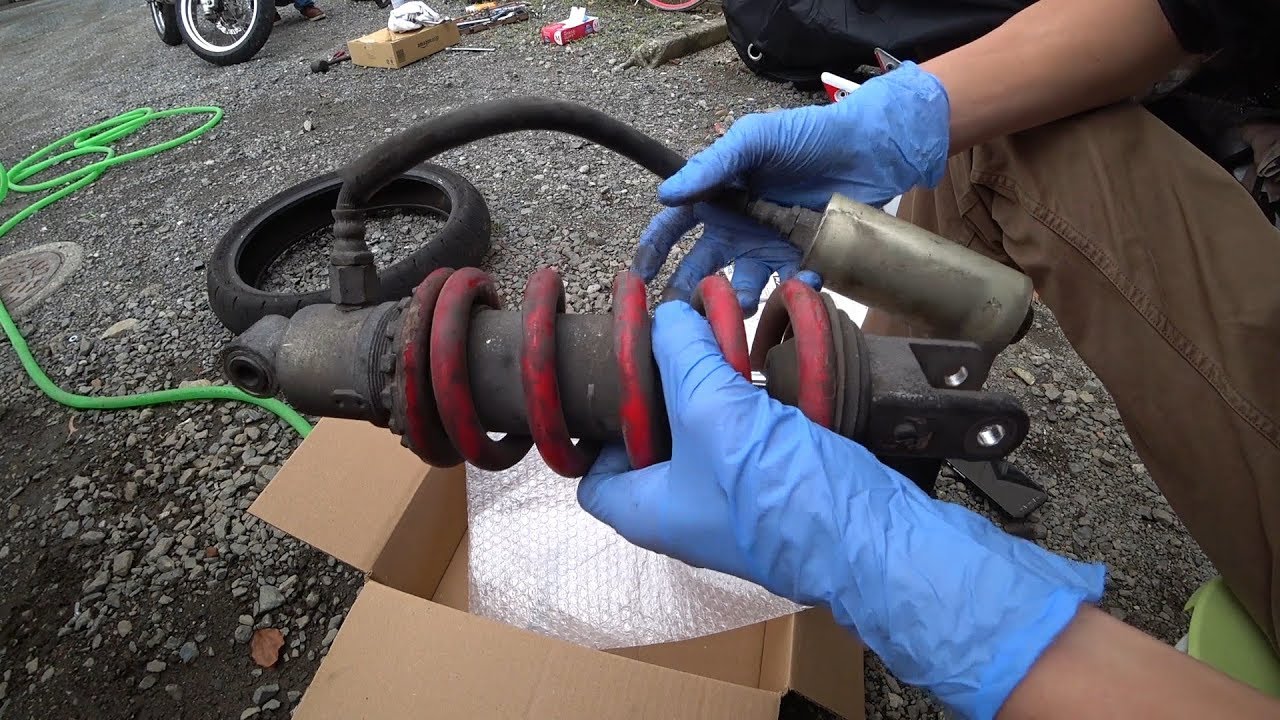 VFR400R リアリンク リアサスペンション オーバーホール Part01