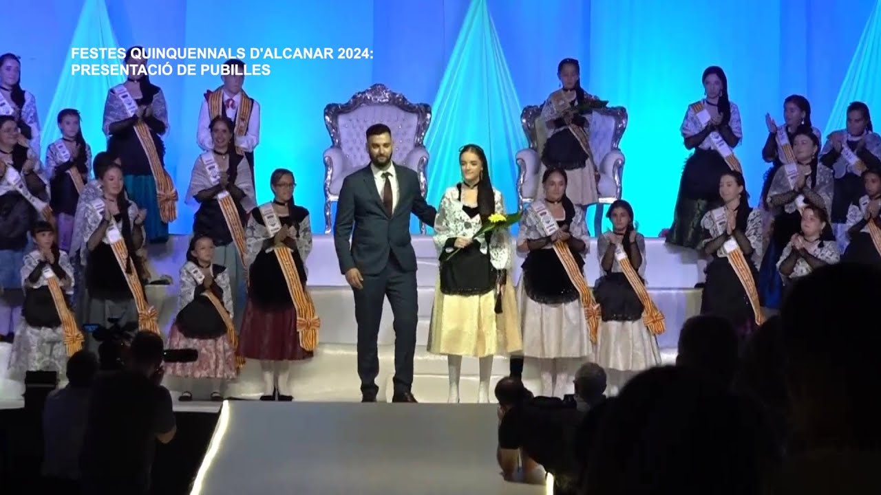 Festes Quinquennals d'Alcanar 2024: Presentació de les pubilles